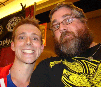 Rubberboyand his brother, Famous Gabe, of Hulamoon Tattoo